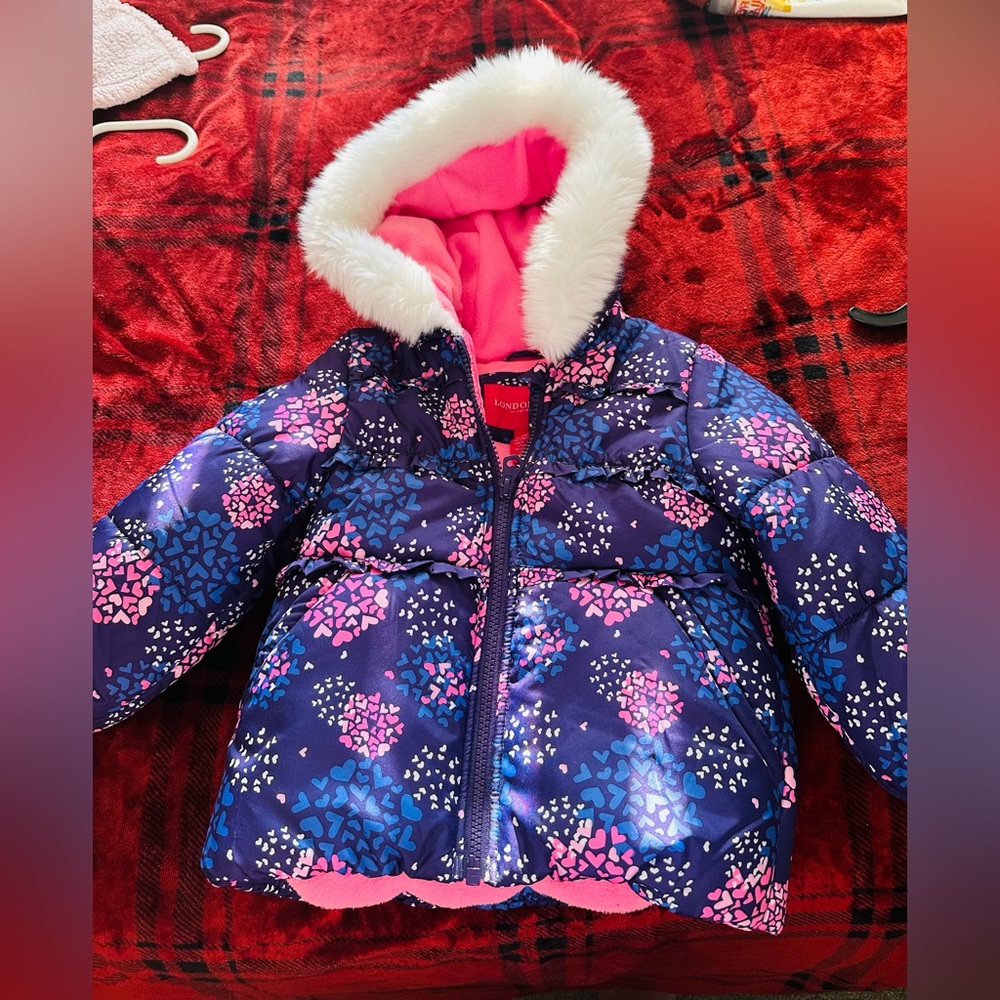 Winter thick jacket for 2 years old girl Use for 2 times only